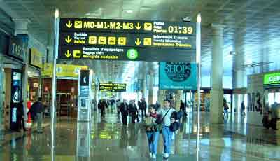 Photograph Barcelona Airport Departures